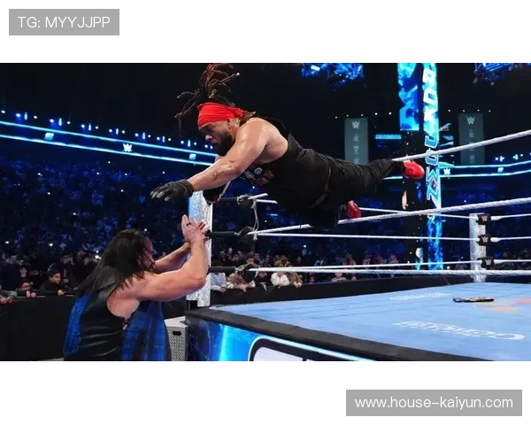 Carmelo Hayes在SmackDown成功卫冕美国冠军，用Codebreaker击败The Miz